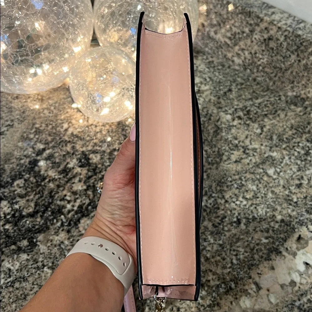 Christian Louboutin Loubi54 Patent Leather Clutch On A Chain